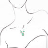 Shielded Lime Turquoise Necklace - Barse Jewelry