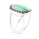 Shielded Lime Turquoise Ring - Barse Jewelry
