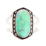 Shielded Lime Turquoise Ring - Barse Jewelry