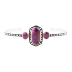 Shielded Purple Turquoise Cuff Bracelet - Barse Jewelry
