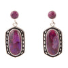 Shielded Purple Turquoise Earring - Barse Jewelry