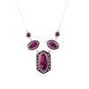 Shielded Purple Turquoise Necklace - Barse Jewelry