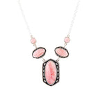 Shielded Rhodonite Necklace - Barse Jewelry