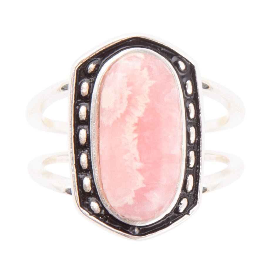 Shielded Rhodonite Ring - Barse Jewelry