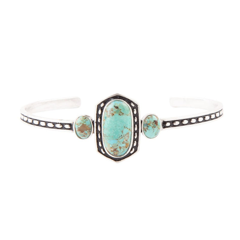 Shielded Turquoise Cuff Bracelet - Barse Jewelry