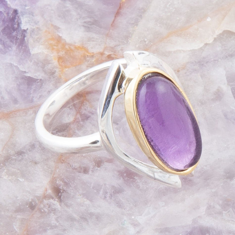 Shine Bright Amethyst Ring - Barse Jewelry