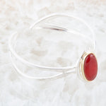 Shine Bright Carnelian Cuff Bracelet - Barse Jewelry