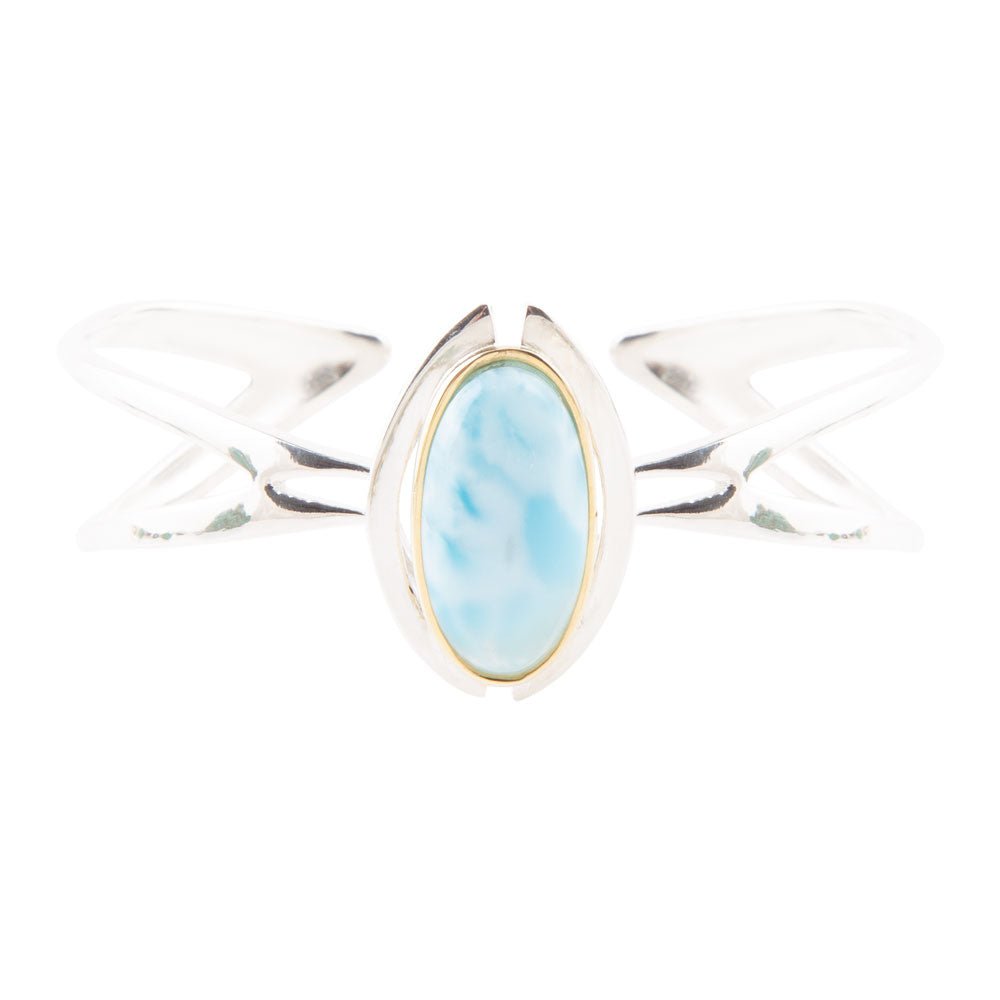 Shine Bright Larimar Cuff Bracelet - Barse Jewelry