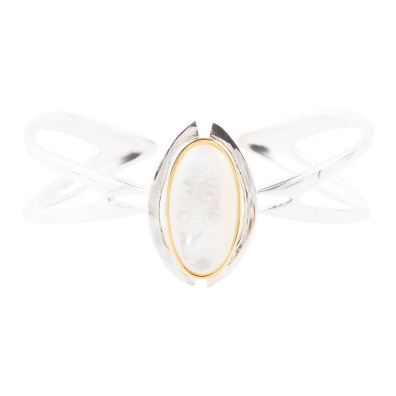 Shine Bright Mother of Pearl Cuff Bracelet - Barse Jewelry