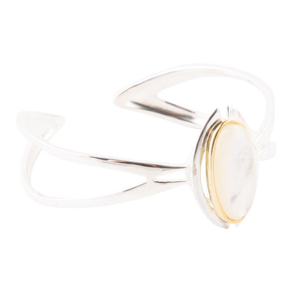Shine Bright Mother of Pearl Cuff Bracelet - Barse Jewelry
