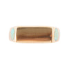 Signet Turquoise and Bronze In The Hole Ring - Barse Jewelry