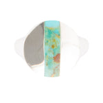 Signet Turquoise and Sterling Silver Circle Ring - Barse Jewelry