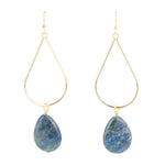 Simple Things Chrysocolla Drop Earrings - Barse Jewelry
