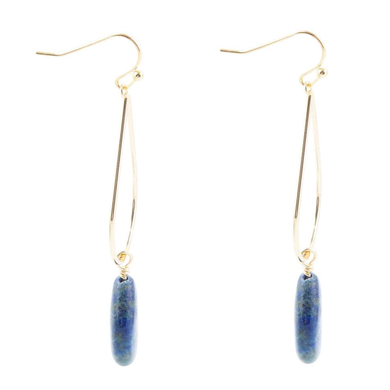 Simple Things Chrysocolla Drop Earrings - Barse Jewelry