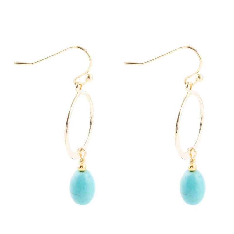 Simple Things Turquoise Earrings - Barse Jewelry