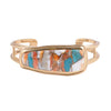 Simplicity Refined Spiny Oyster/Turquoise Bracelet - Barse Jewelry