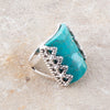Sluice Genuine turquoise Ring - Barse Jewelry