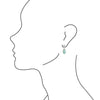 Smooth Teardrop Post Earring - Turquoise & Silver - Barse Jewelry