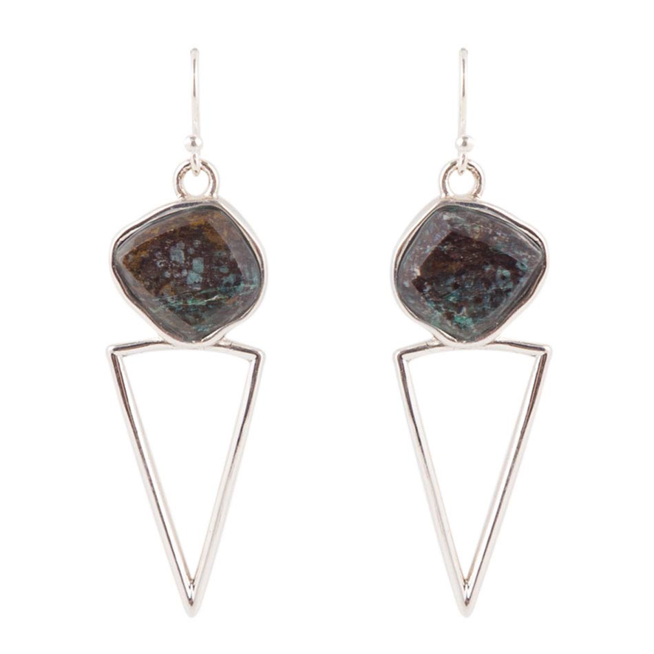 Sonoran Sunset Triangle Earring - Barse Jewelry