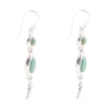 Splendor Turquoise Sterling Feather Earrings - Barse Jewelry