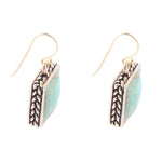 Squared Up Turquoise Earrings - Barse Jewelry
