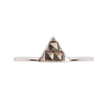 Stackable Silver Pyramid Ring - Barse Jewelry