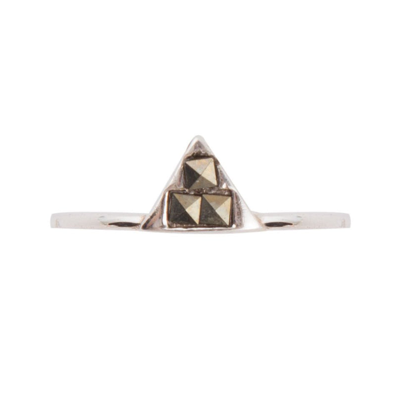 Stackable Silver Pyramid Ring - Barse Jewelry