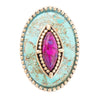 Stacked Stone Turquoise Ring - Barse Jewelry