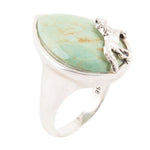 Staple Horse Turquoise and Sterling Silver Ring - Barse Jewelry