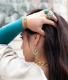 Statement Turquoise and Bronze Ring - Barse Jewelry