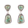 Statement Turquoise and Sterling Silver Roped Earrings - Barse Jewelry