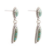 Statement Turquoise and Sterling Silver Roped Earrings - Barse Jewelry