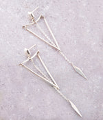 Sterling Silver All Arrows Earrings - Barse Jewelry