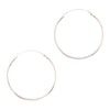 Sterling Silver Hoop earrings - 30mm - Barse Jewelry