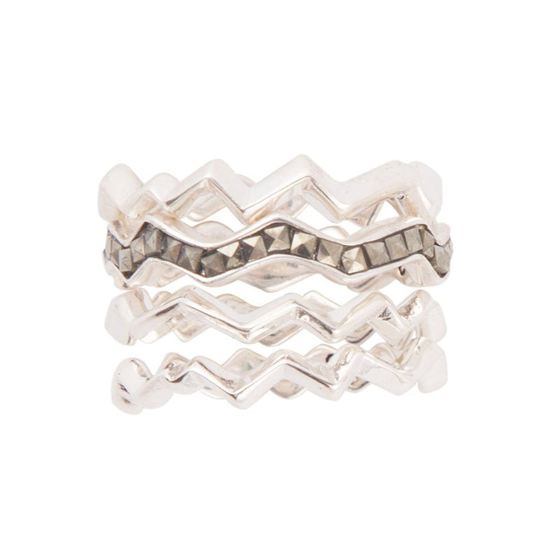 Sterling Silver Marcasite Ring - Barse Jewelry