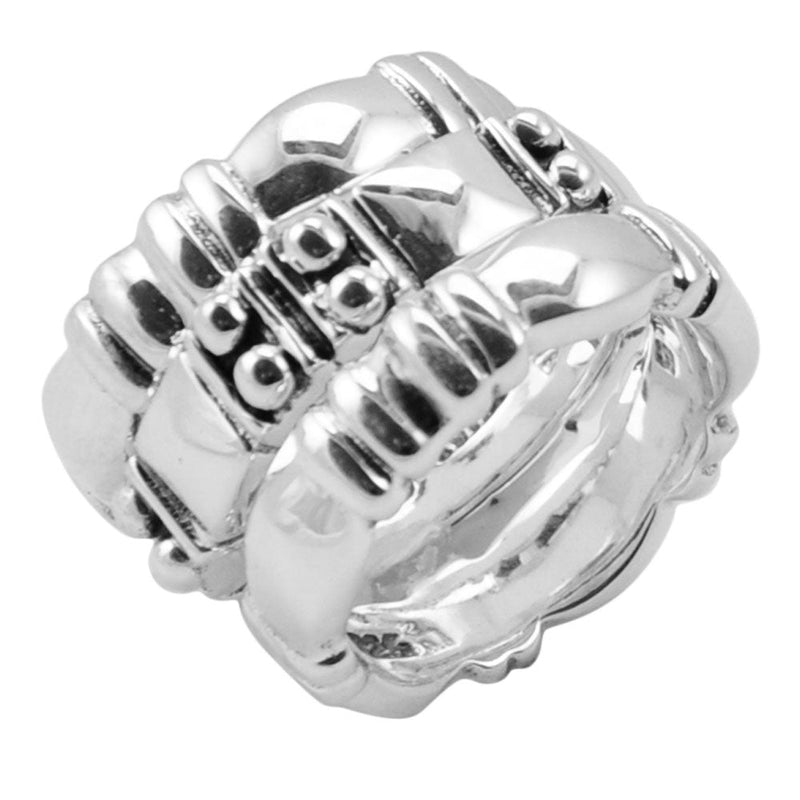 Sterling Triple Band Ring - Barse Jewelry