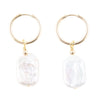 Sunday Best Pearl Loop Earrings - Barse Jewelry