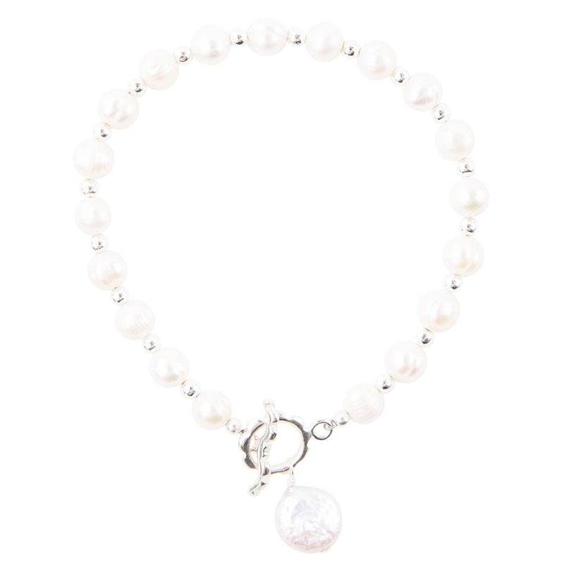 Sunday Best Pearl Toggle Bracelet - Barse Jewelry