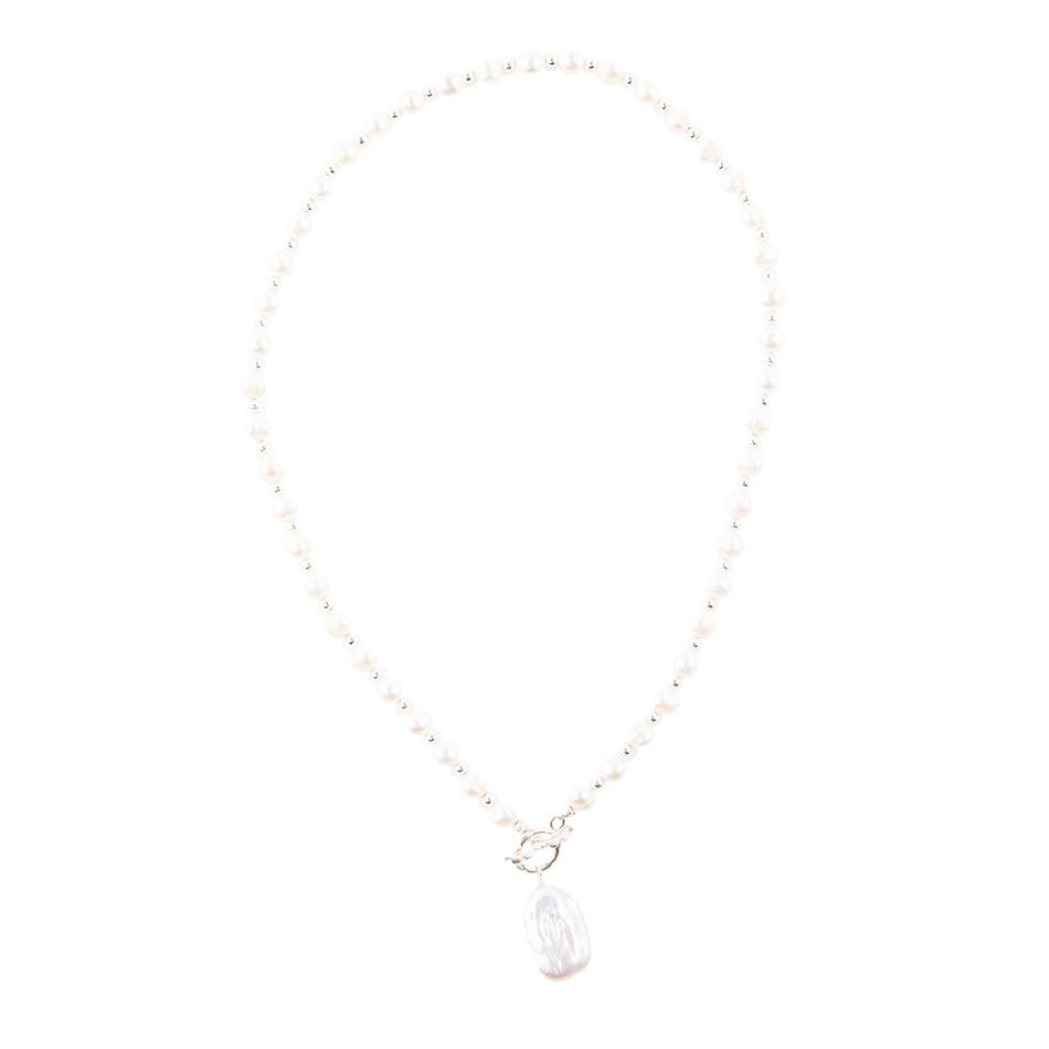 Sunday Best Pearl Toggle Necklace - Barse Jewelry