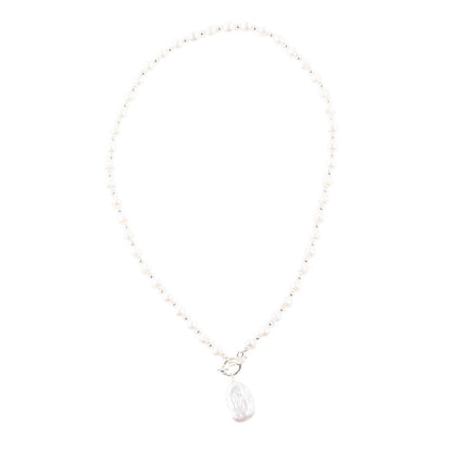 Sunday Best Pearl Toggle Necklace - Barse Jewelry
