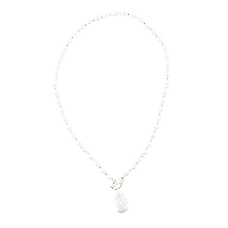 Sunday Best Pearl Toggle Necklace - Barse Jewelry