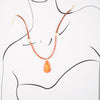Sunny Vibes Orange Jasper Necklace - Barse Jewelry