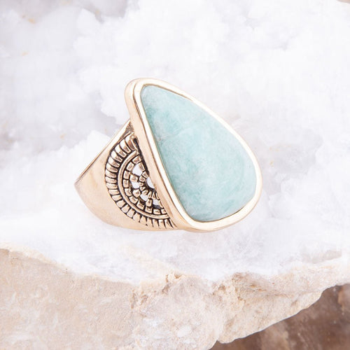 Sunset Amazonite Ring - Barse Jewelry