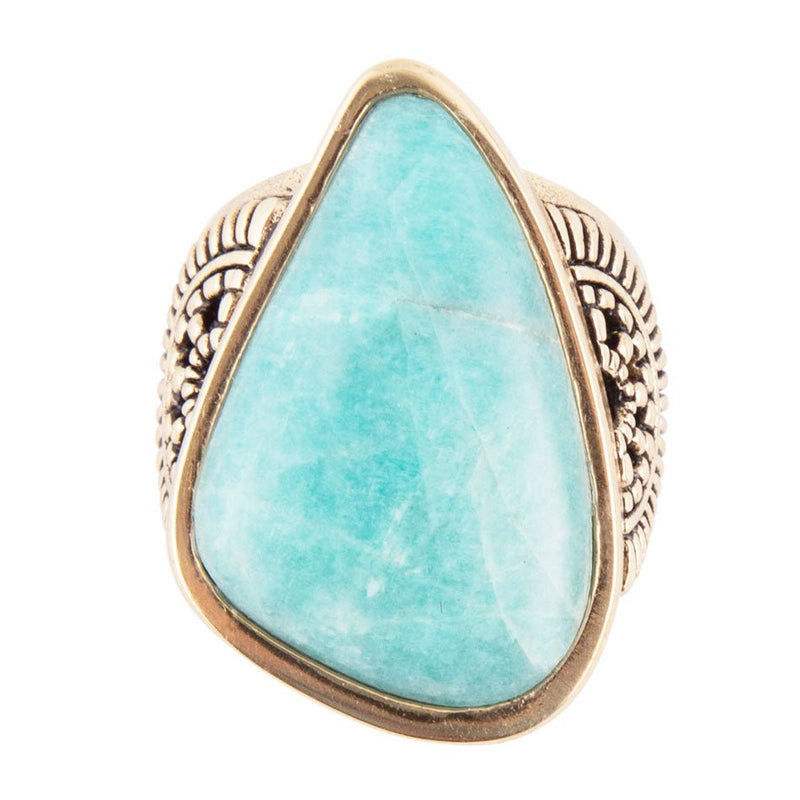 Sunset Amazonite Ring - Barse Jewelry