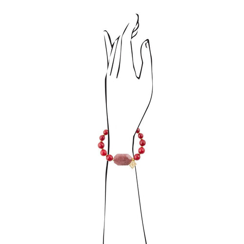 Sunstone Slab Bracelet - Barse Jewelry