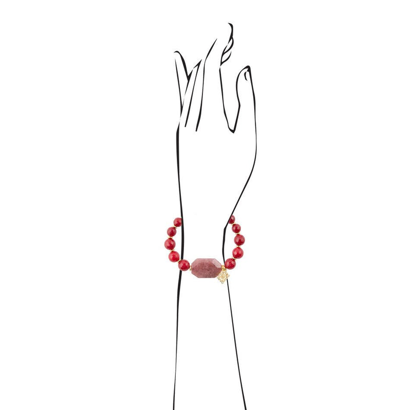 Sunstone Slab Bracelet - Barse Jewelry