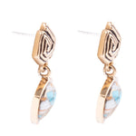 Swirled Matrix Post Earrings - Barse Jewelry