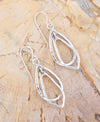 Swirled Sterling Silver Drop Earrings - Barse Jewelry