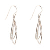 Swirled Sterling Silver Drop Earrings - Barse Jewelry