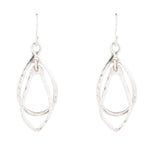 Swirled Sterling Silver Drop Earrings - Barse Jewelry